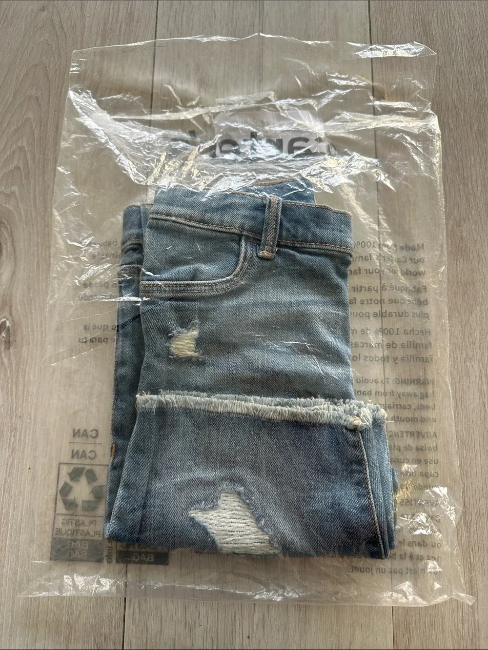 OshKosh B'gosh Kid Girls Denim Shorts Blue 7 NWT IN PACKAGE